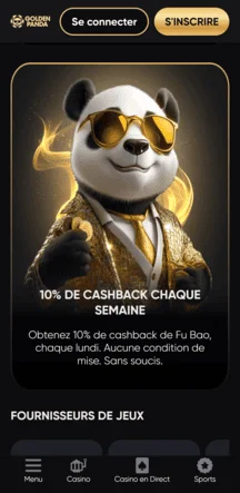 golden panda bonus exclusif