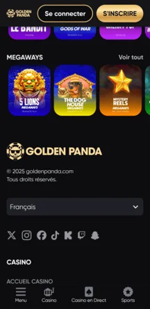 golden panda experience mobile