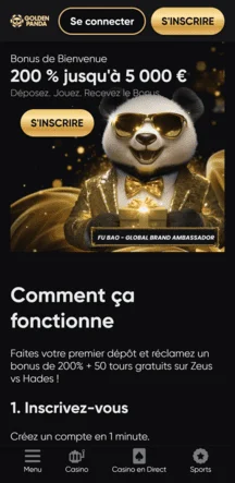 golden panda bonus